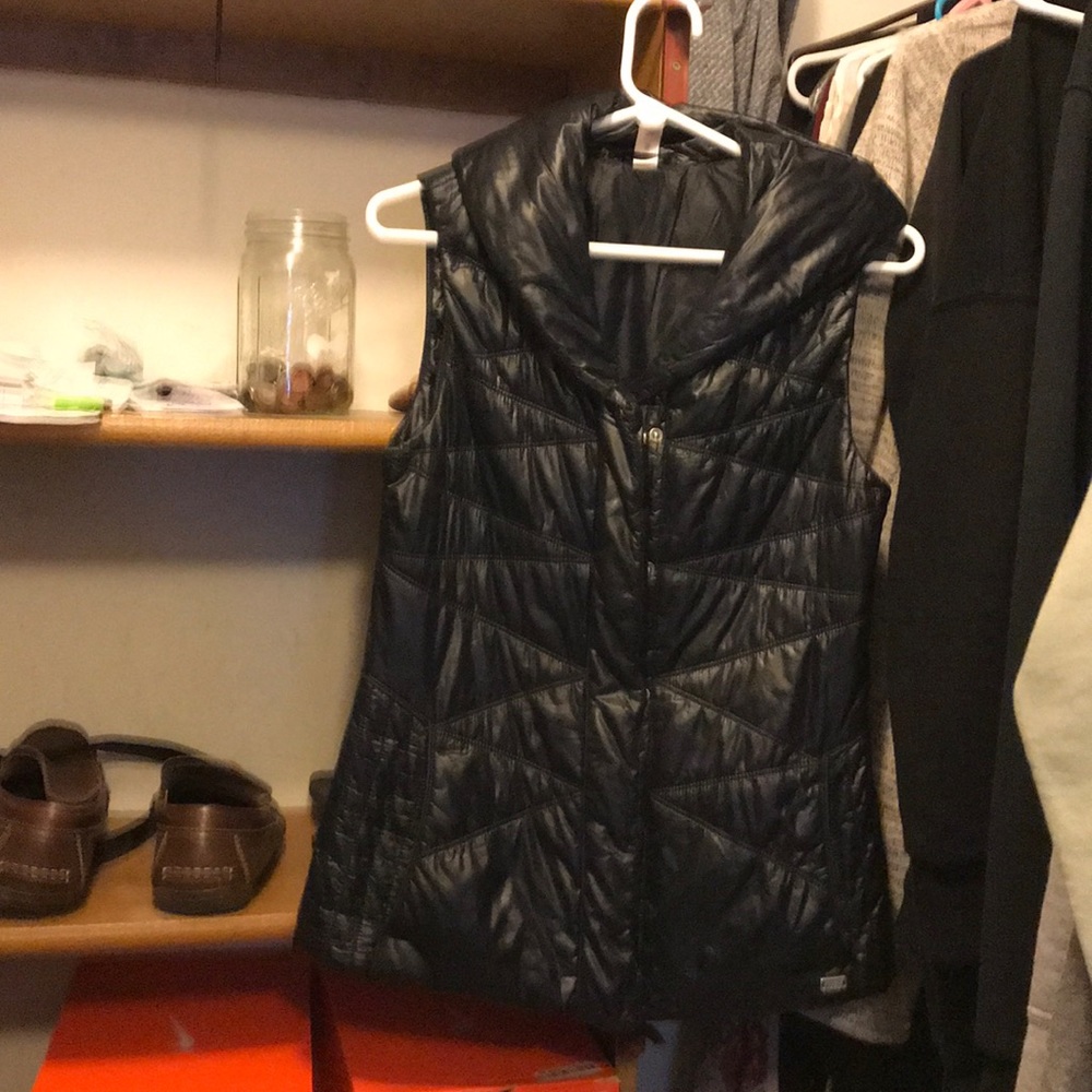 Lucy black nylon vest